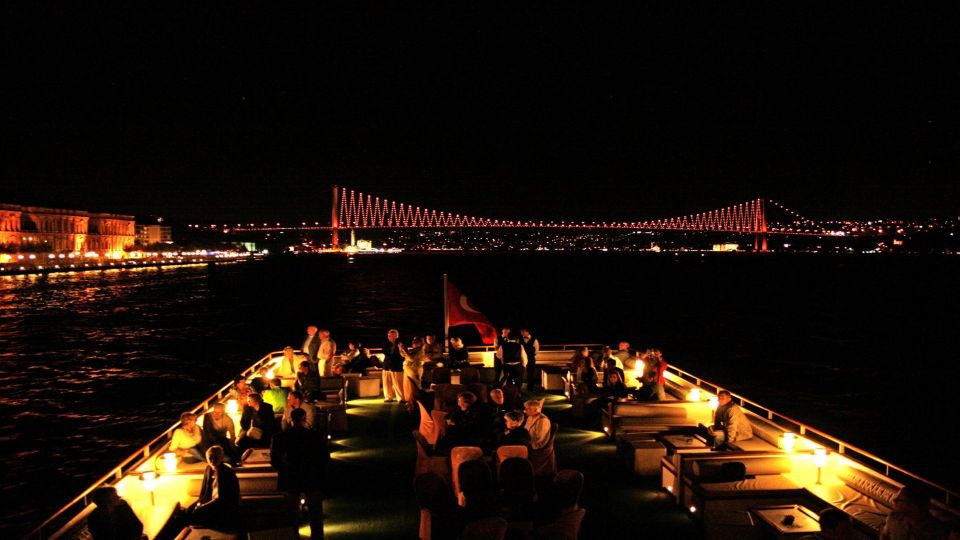 Bosphorus Dinner Cruise with Live Performances Experience - Drinks on board: soft options, local alcohol, and what costs extra