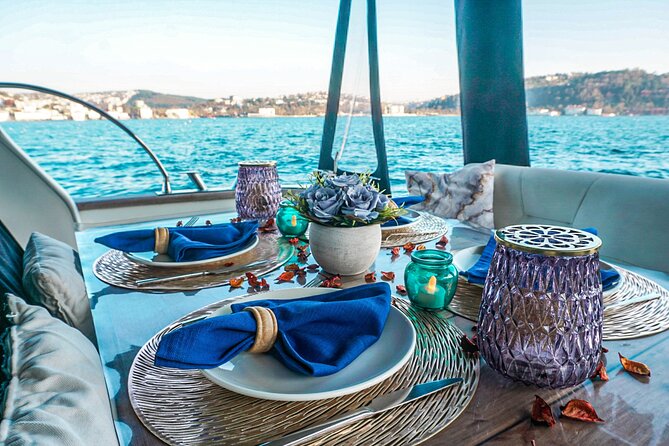 Bosphorus Dinner / Lunch Cruise - Private and Customizable - What you get onboard: dinner, water, soda, and practical comfort