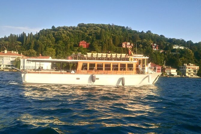Bosphorus Night Cruise on Luxury Yacht - Rumeli Hisarı and Anadolu Hisarı: fortress views without the stair climb