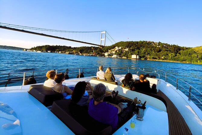 Bosphorus Sunset Cruise with Live Guide on Luxury Yacht - Ottoman palaces and the skyline icons on the Asian shore