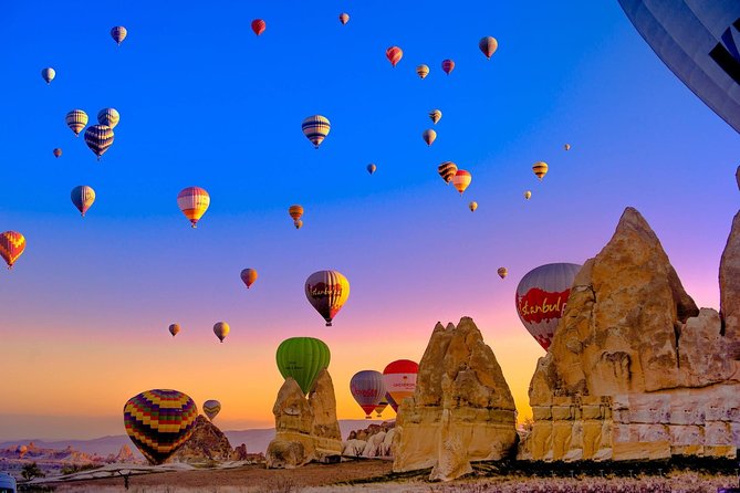 Budget Hot Air Balloon Ride over Cappadocia - What You’ll See From Above: Fairy Chimneys, Rock Pinnacles, and Valley Lines