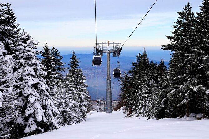 Bursa Day Trip from Istanbul with Uludag Cable Car Experience - Uludag cable car ride back toward Bursa