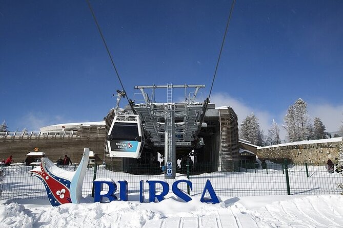 Bursa Uludağ Mountain Day Trip from Istanbul with Lunch - Bursa Teleferik cable car: views to Mt Olympos