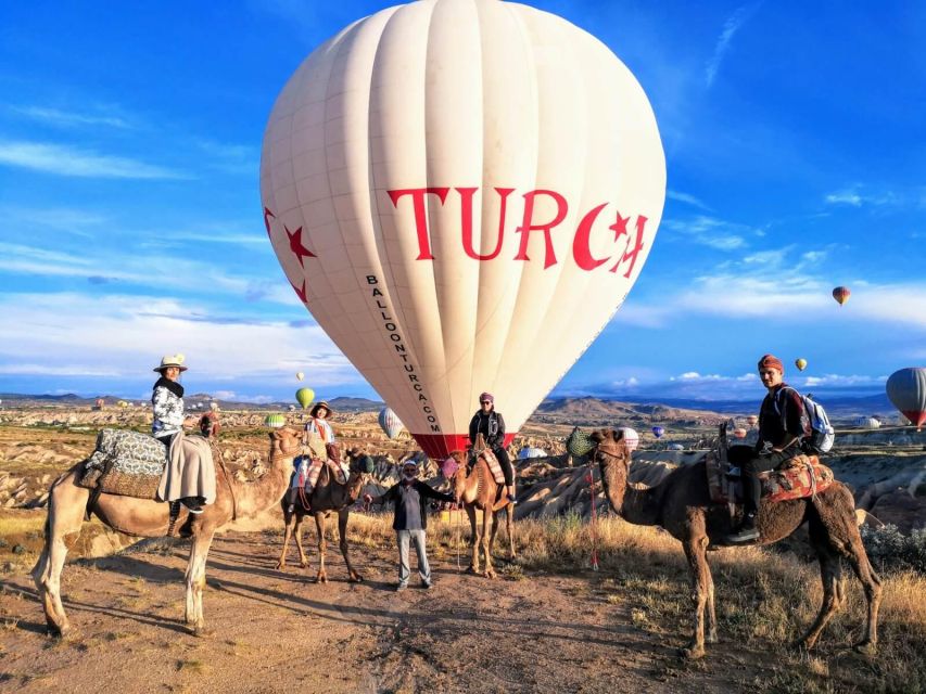 Camel ride in Cappadocia - Balloon background chances: how to plan for that overhead look