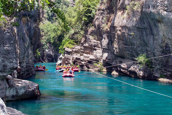 Canyoning and Rafting Adventure incl. Lunch from Side - Zip line toward the end: a nice bonus if it’s running