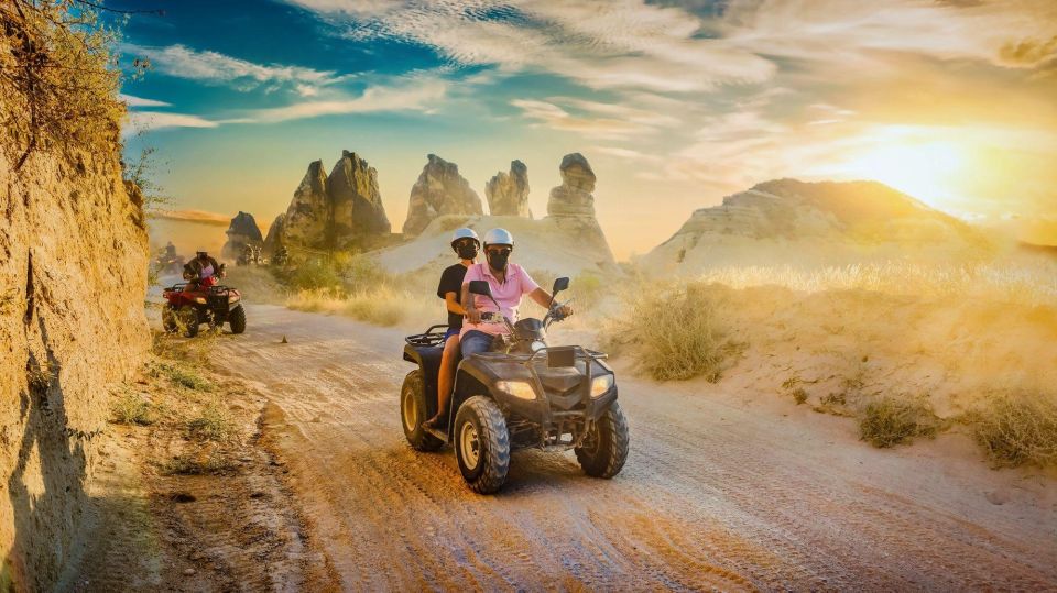 Cappadocia ATV (Quadbike) Tour - Rose Valley (Güllüdere) at Sunset: Why Red Rocks Look Better on a Ride