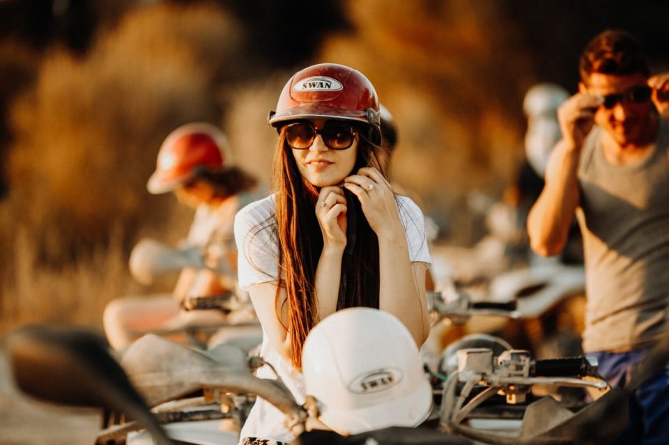 Cappadocia Atv Sunset Tour Ride - Rose and Red Valleys: Panoramas + the Web of Trails