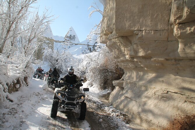 Cappadocia ATV Tour / Quad-Bike Safari / Sunset or Day time - Getting started: pickup, helmets, and the Rose Valley first stop