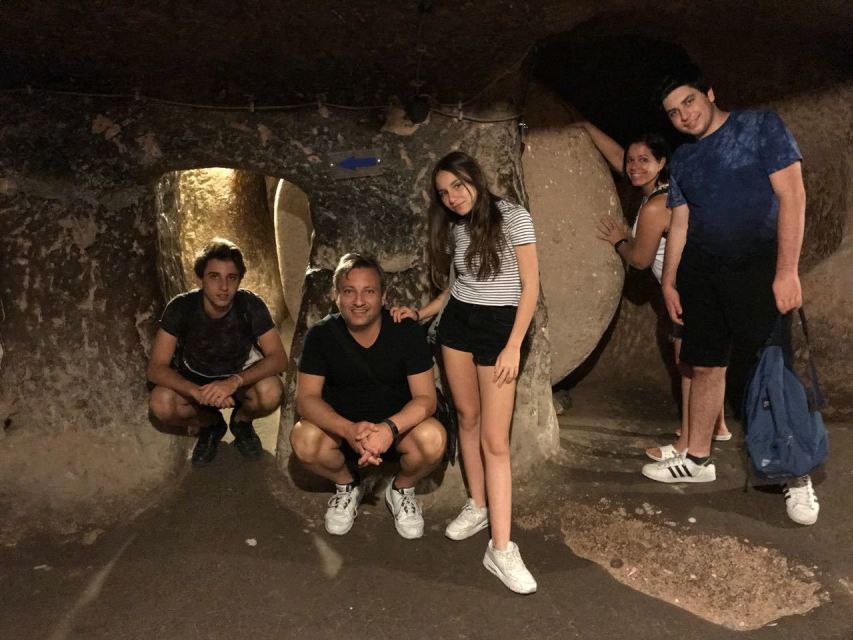 Cappadocia: Blue Tour with Entry Fees and Lunch - Özkonak Underground City: Stables, Churches, and Wineries