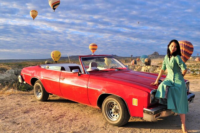 Cappadocia Classic Car Experince Sunrise, Sunset & Daytime Tour - Rose and Love Valleys: Fairy Chimneys and Red Rock Views