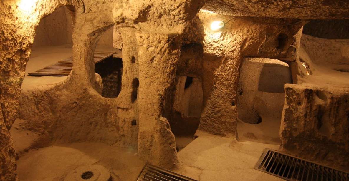 Cappadocia: Derinkuyu Underground City & Ihlara Valley Tour - Derinkuyu Underground City: moving through a five-level world
