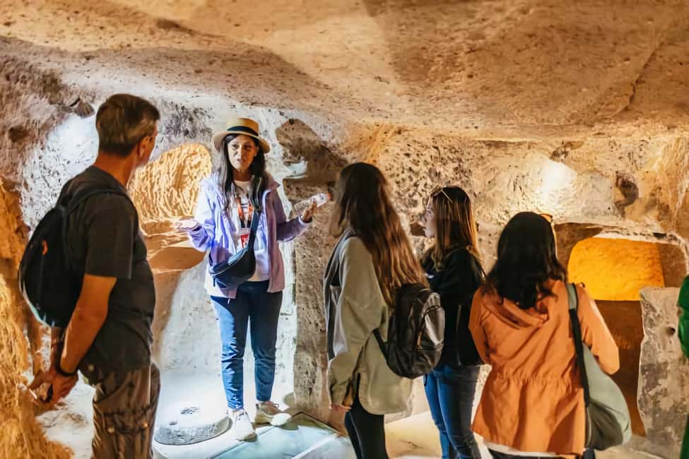 Cappadocia Full Day Daily Tour (Lunch and Ticket Included) - Özkonak Underground City: Stone Doors and Ventilation Shafts