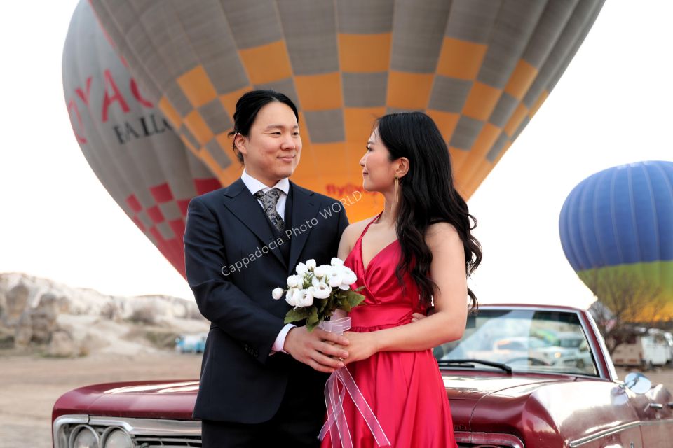 Cappadocia Photo Shoot with Classic Car and Flying Dress - Key highlights at a glance