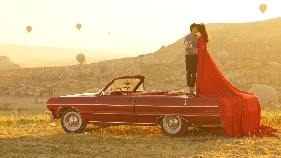 Cappadocia Photo Shoot with Classic Car and Flying Dress - Price and what you actually get for $472 per group