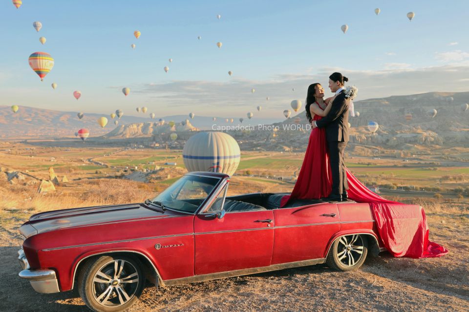 Cappadocia Photo Shoot with Classic Car and Flying Dress - Working with the photographer: why direction matters more than luck