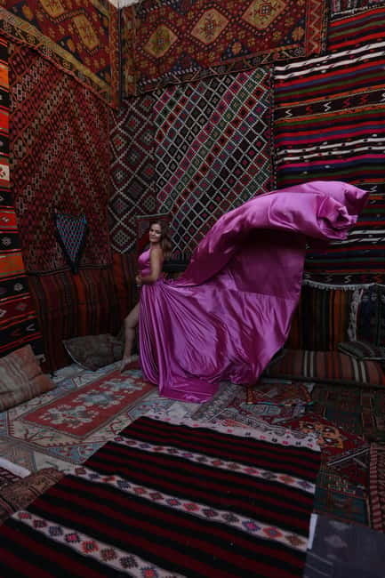 Cappadocia: Photo Shooting With Flying Dress & Carpet House - Carpet house photos with a flying dress: why the setting matters