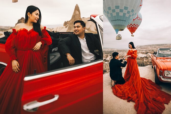 Cappadocia Photoshooting with Flying Dress - Dresses: Trying on, Choosing Your Look, and Understanding Satin vs Tulle