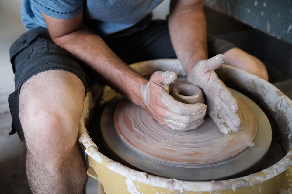 Cappadocia: Pottery Experience - Watch and then Try - The tea break in craft mode: why it’s included