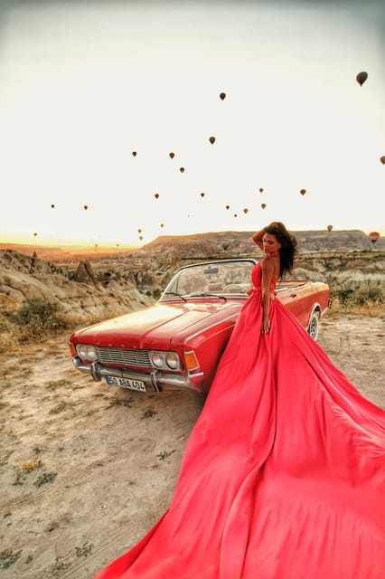 Cappadocia: Private Outdoor Photoshoot at Sunrise w/Transfer - Flying Dress Setup: Privacy, WhatsApp Choices, and Fit Help