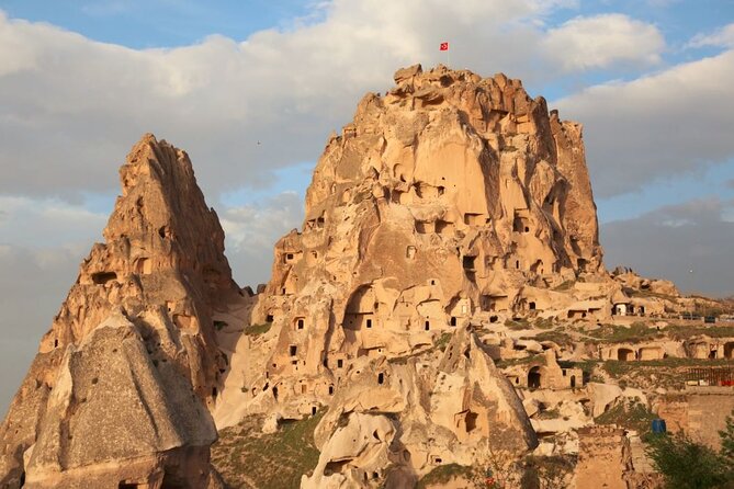 Cappadocia Private Red Tour - Uchisar Castle: the high point with caves, tunnels, and cut-stone details