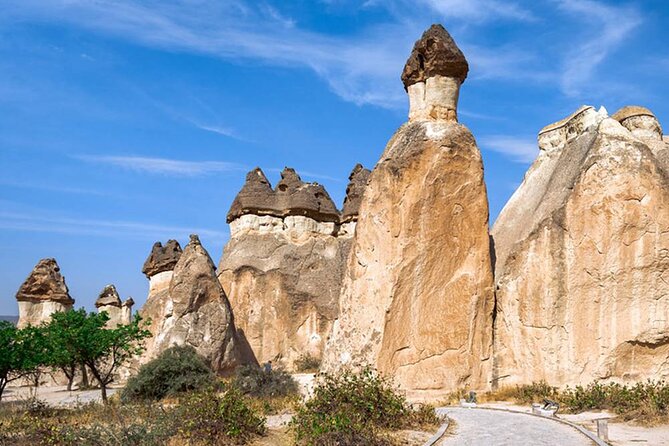 Cappadocia Red & Green Tour in One Day Guided By A Local Expert - Pasabağları and Pasabag fairy chimneys: the story behind the shapes