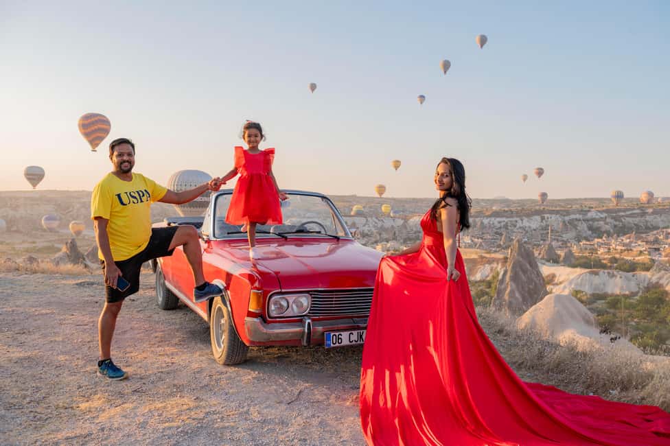 Cappadocia SUNRİSE Classic Cars Tours - Red Valley: more panoramic views, more chances to get it right