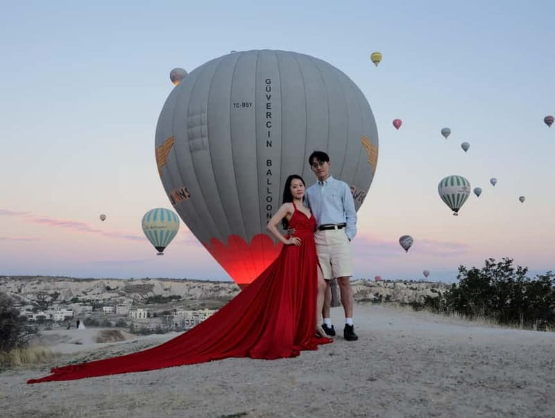 Cappadocia Sunrise or Sunset Photoshoot - Extras like flying dress and classic car photos: spend only if they match your style