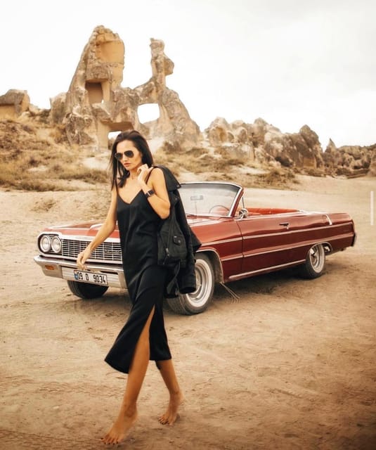 Cappadocia Sunset Classic Car Tour - Hotel pickup to Red Valley: first views with the red rock glow