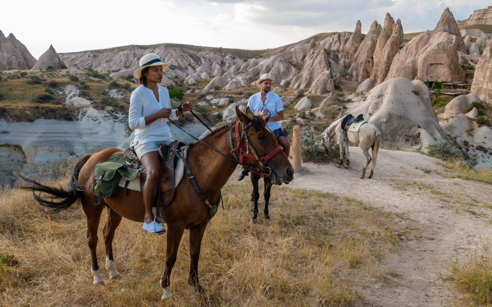 Cappadocia: Sunset Horseback-Riding Tour - Rose Valley fairy chimneys: up close, not on a postcard