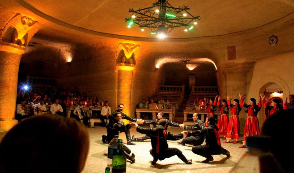 Cappadocia: Traditional Turkish Performance Night with Drink - Where you go and what the venue feels like