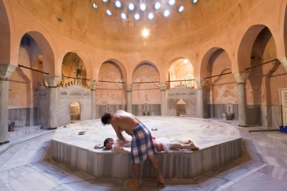 Cappadocia Turkish Traditional Bath - Hamam - Bubble Massage - Dressing Room Comfort, Apple Tea Finish, and What to Do After