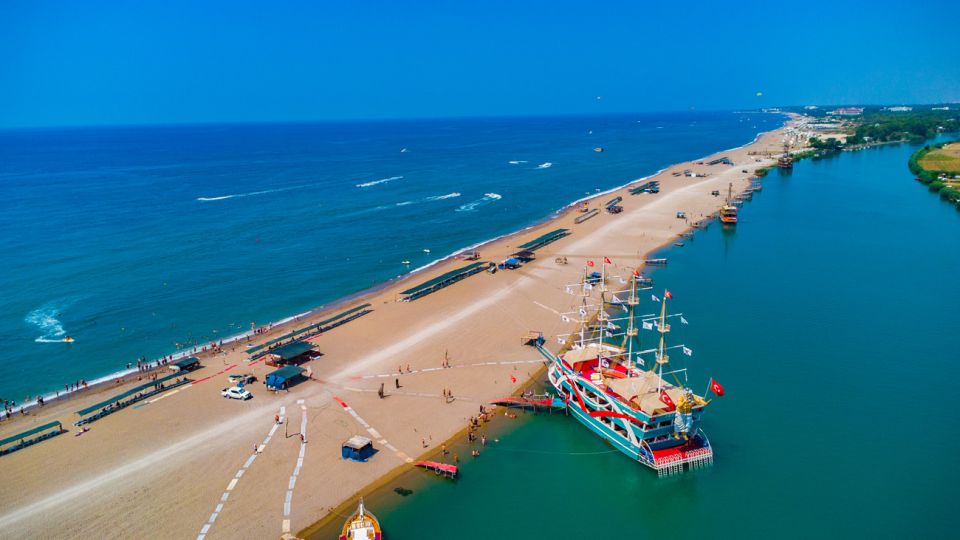 City of Side: All-Inclusive Boat Ride and Foam Party - Swim Breaks That Mix River Water and Open Sea
