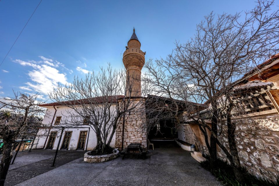 City of Side: Altinbesik Cave and Ormana Tour with Boat Ride - Ormana Village lunch: Turkish food in a courtyard setting