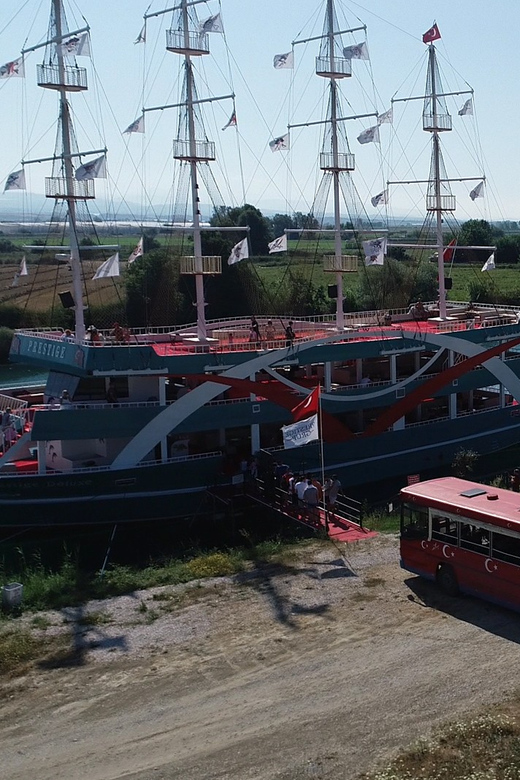City of Side: Boat Tour on the Manavgat River w/ Bazaar Trip - Boarding the boat: what the 3 decks feel like in practice