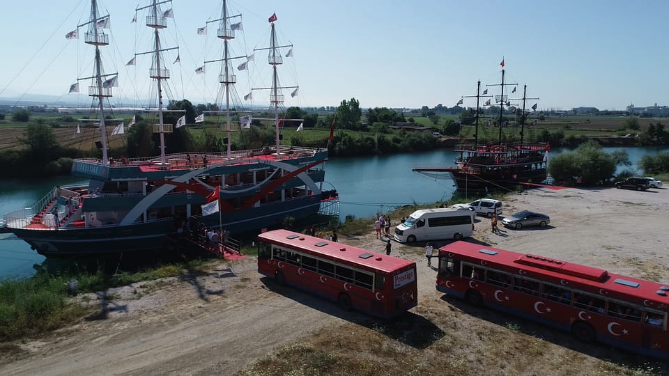 City of Side: Boat Tour on the Manavgat River w/ Bazaar Trip - Lunch onboard: not fancy, but filling and timed well