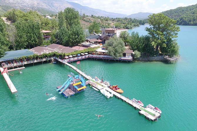 City of Side: Electric Catamaran Cruise & Lunch & Waterfall - From Side to Green Canyon without the self-drive hassle