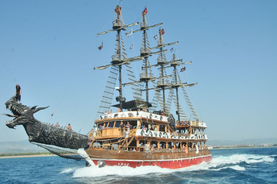 City of Side: Full-day Boat Tour with Lunch & Foam Party - First swim break: timing, access, and what you’ll do with it