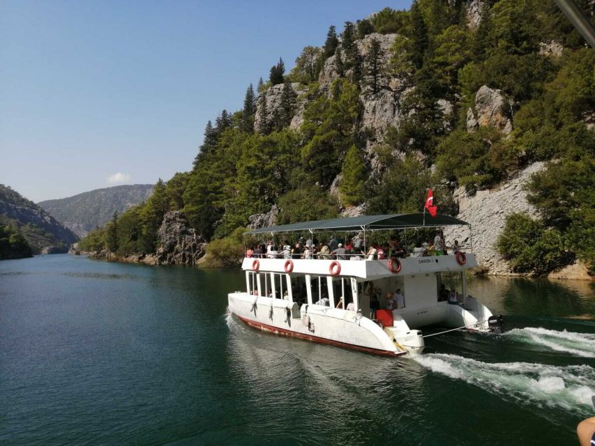 City of Side: Green Canyon Boat Tour with Lunch and Drinks - Green Canyon by boat: 4 hours of scenery and lake time