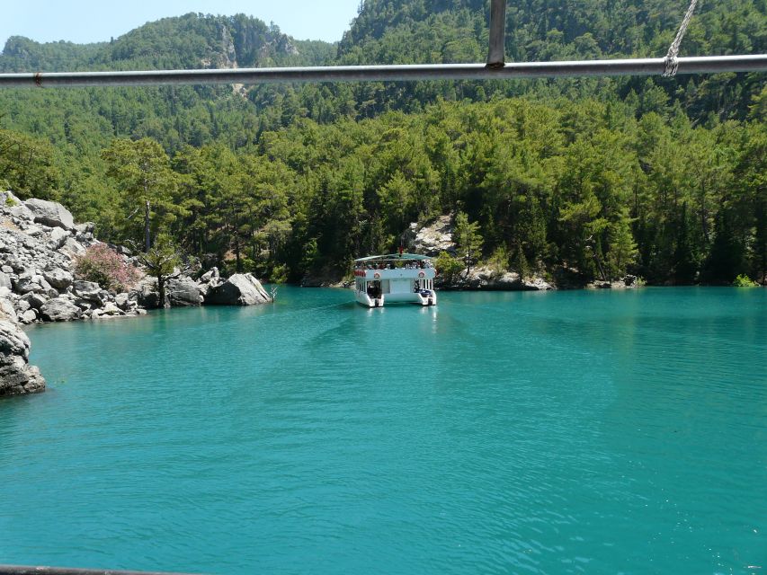 City of Side: Green Lake Boat and Cabrio Bus Tour - The Best Part: Green Lake Boat Trip and Swimming Hour
