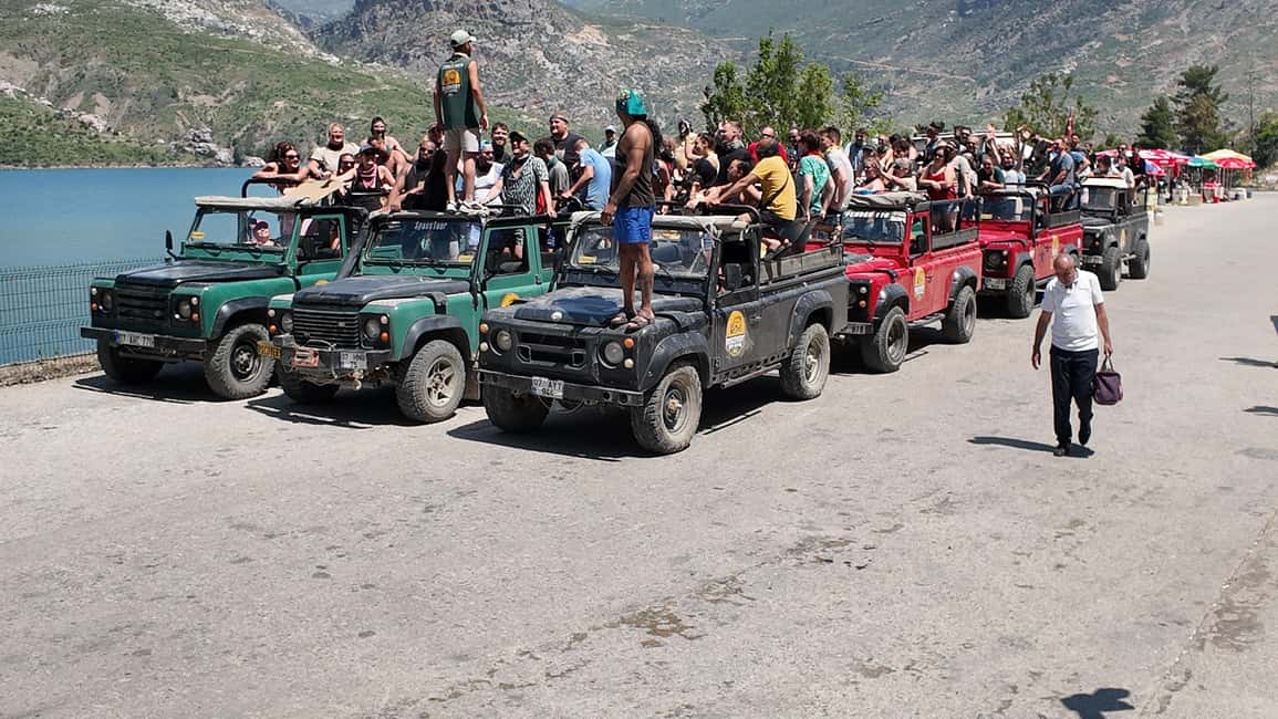 City of Side: Jeep Safari with Lunch and Catamaran Cruise - Manavgat Waterfalls stop: quick taste, not a full day at the falls