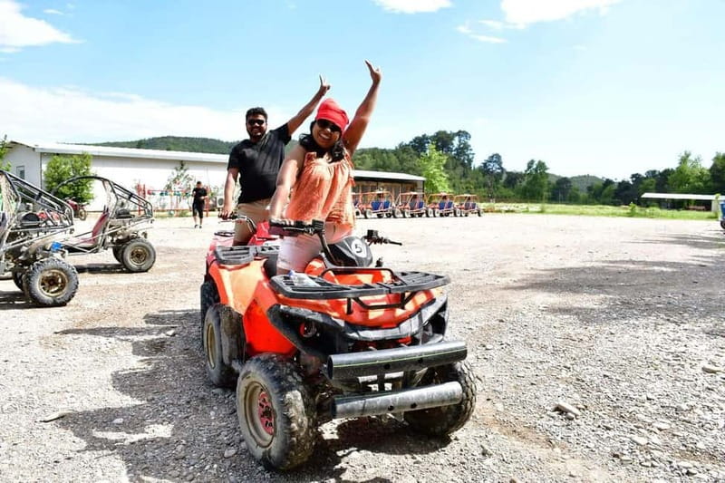 City of Side: Quad Safari Off-road with Transfer - Safety briefing and the practice run: where you get your bearings fast