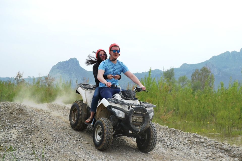 City of Side: Quad Safari Tour - The Route: First 10 km Circuit, River Driving, and Swim Break