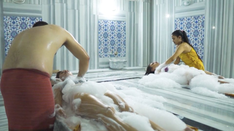 City of Side: Turkish Bath and Spa Experience with Massage - The heat circuit: sauna, salt room, then steam