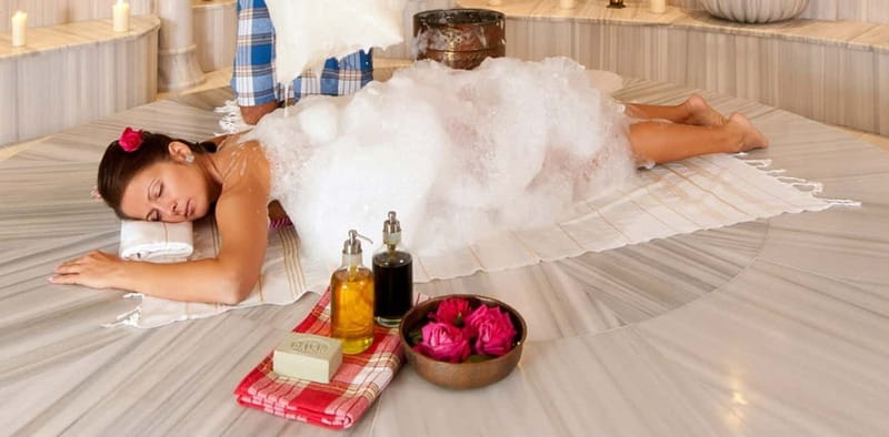 City of Side: Turkish Bath with Massage & VIP Package Option - Inside the hamam circuit: sauna, steam, salt room