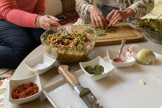 Cooking Class in Authentic Etrim Village - The Real Cooking Part: Mezes, Dolma-Style Rolling, and Stuffed Mains