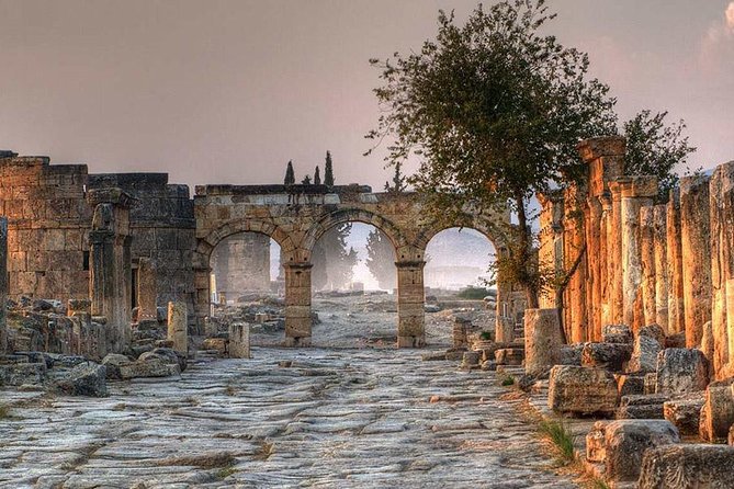 Daily Pamukkale and Hierapolis Tour from Kusadasi and Selcuk - Stop 1: Hierapolis Ancient City with UNESCO-listed ruins