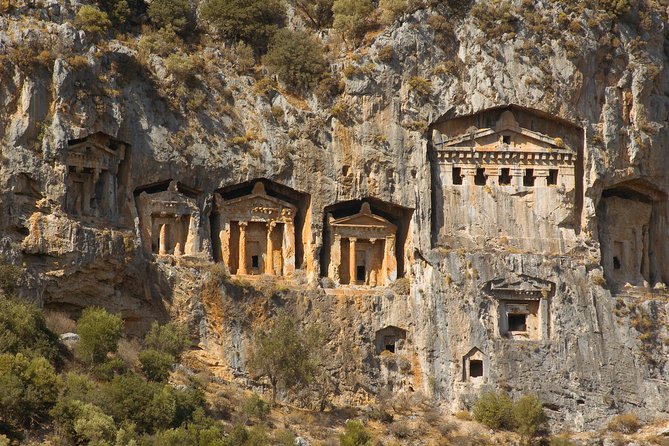Dalyan Mud Baths and Turtle Beach Day Tour From Fethiye - Kaunos rock-cut tombs: the cliffside story you’ll actually remember