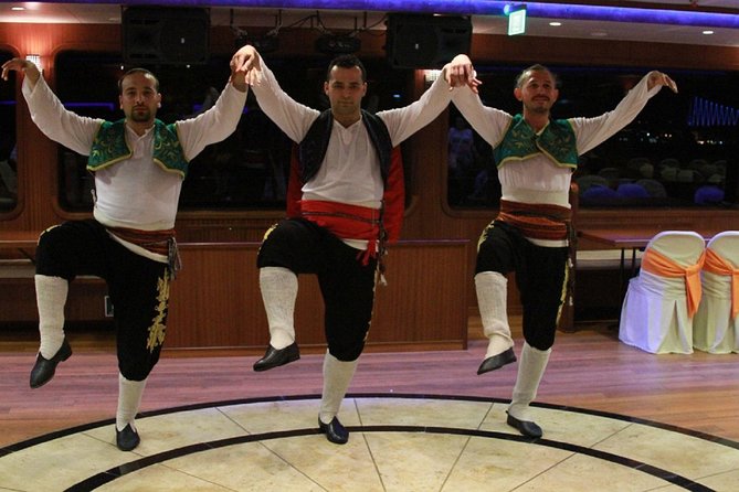 Dinner Cruise by Night on Bosphorus with a Traditional Show - What you get for $59.86: dinner, unlimited drinks, and what the show really means
