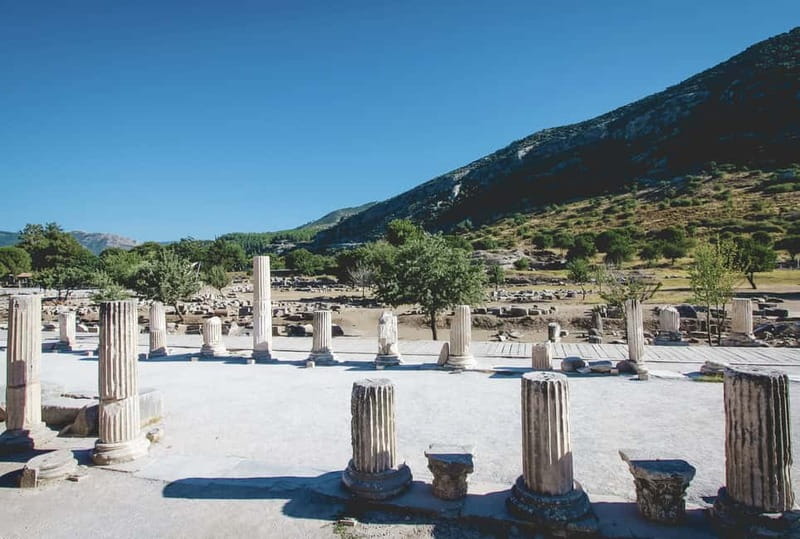 Ephesus Entry Ticket with Mobile Phone Audio Tour - Temple of Domitian and the Curetes: How Power and Trade Moved