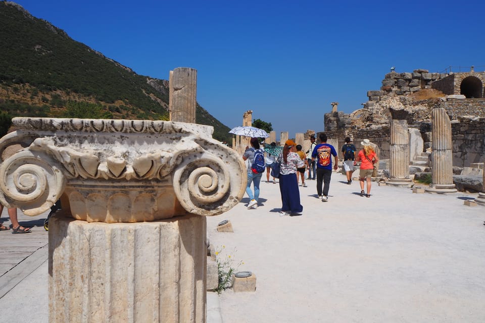 Ephesus: Half-Day Tour from Kusadasi - Temple of Hadrian, Artemis, and Scholastica Baths details
